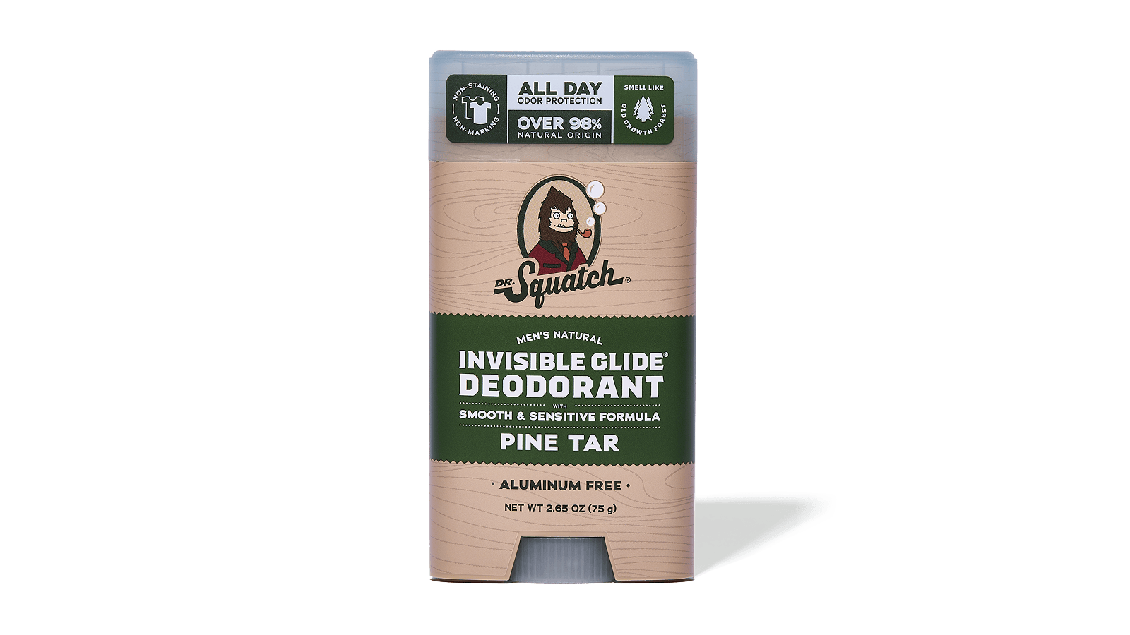 Pine Tar Invisible Glide Deodorant - Gentle Mist
