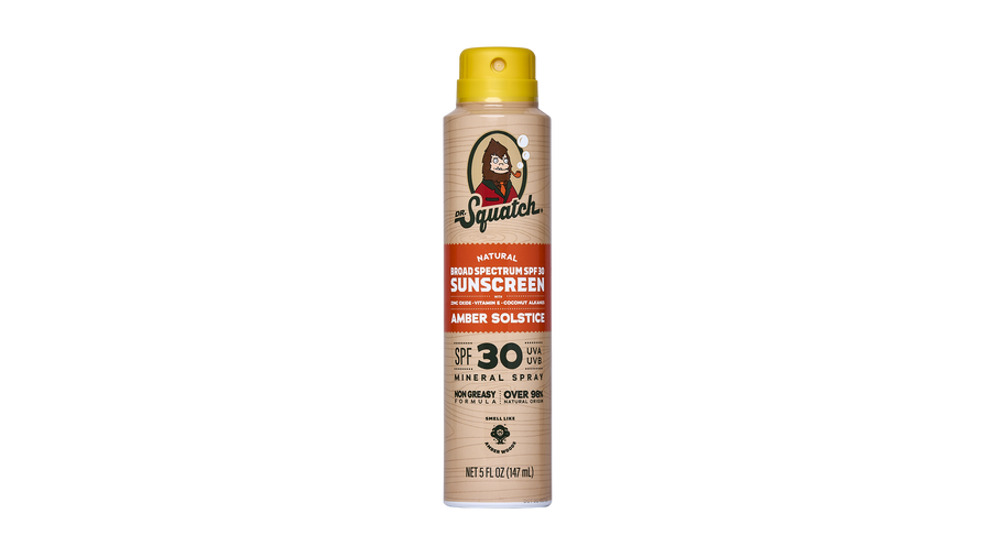 Dr. Squatch Spray | SPF 30 UVA/UVB Protection | Non-Greasy Mineral Sunscreen for Men - Calm Care