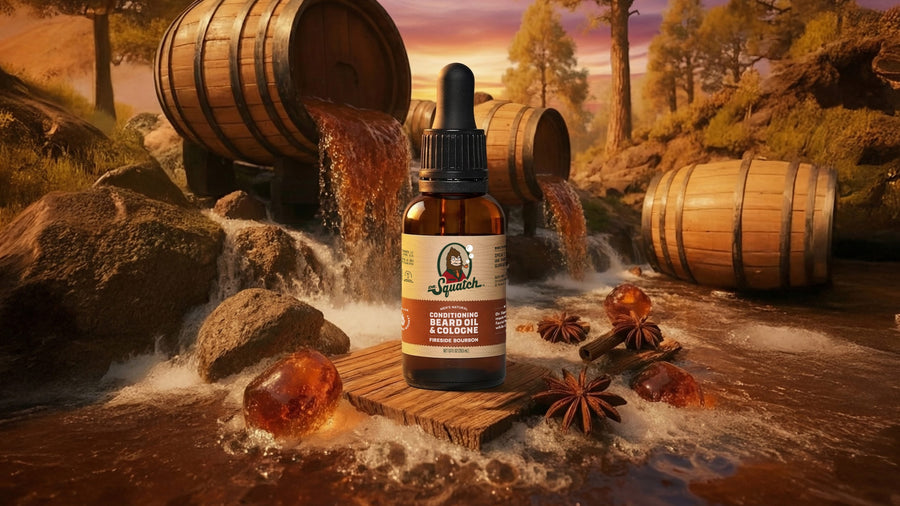 Conditioning Beard Oil & Cologne Fireside Bourbon - Bright Scent