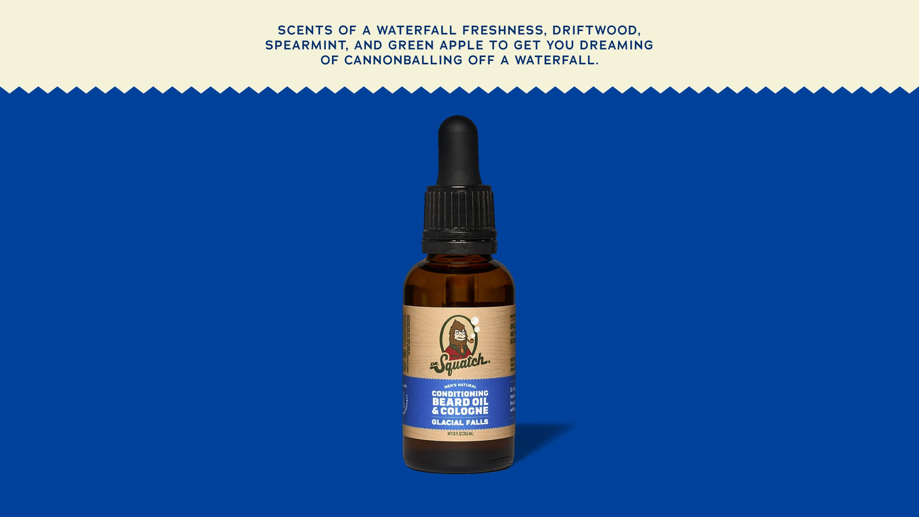 Conditioning Beard Oil & Cologne Glacial Falls - Daily Glow