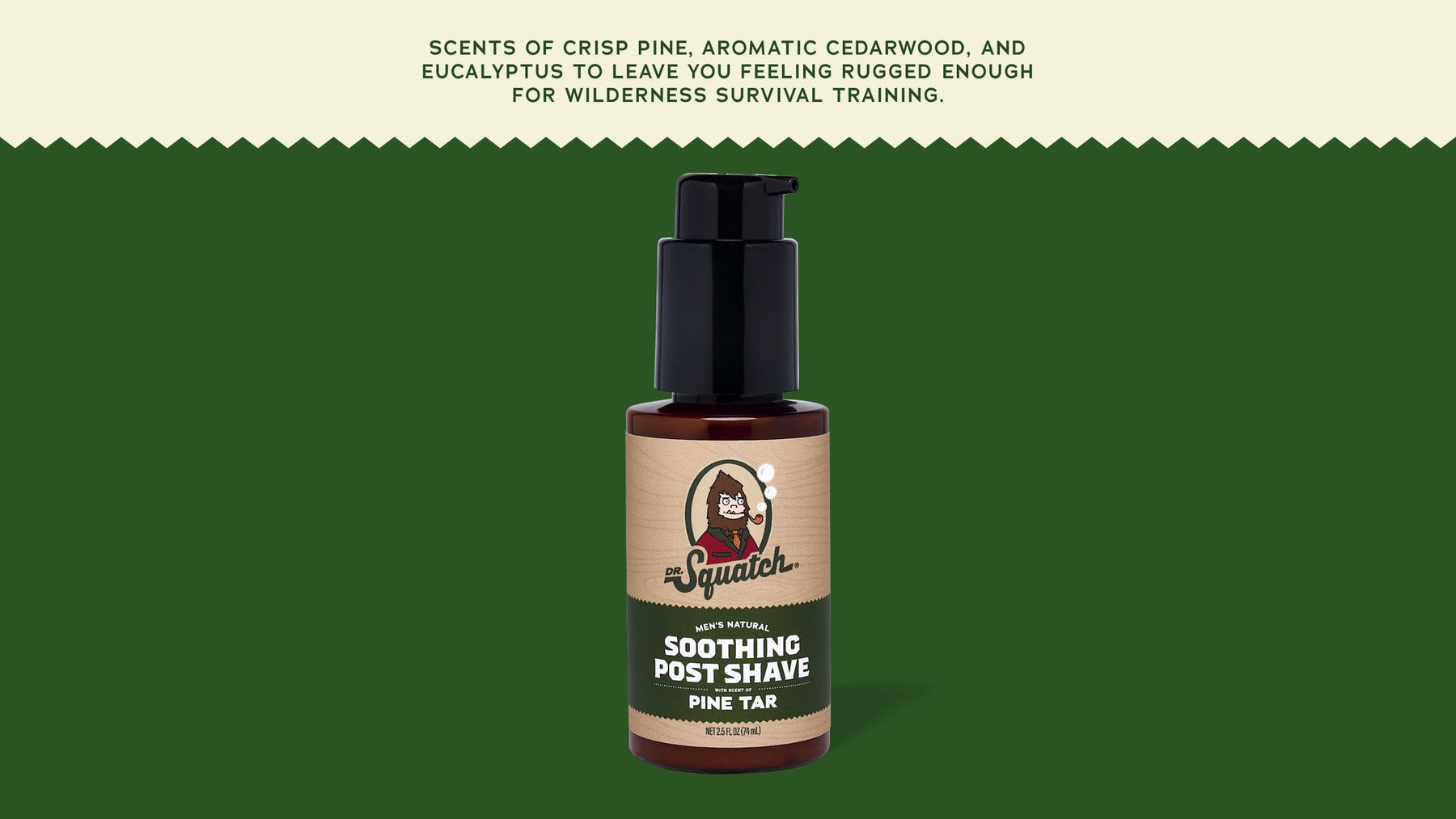 Soothing Post Shave Pine Tar - Fresh Notes