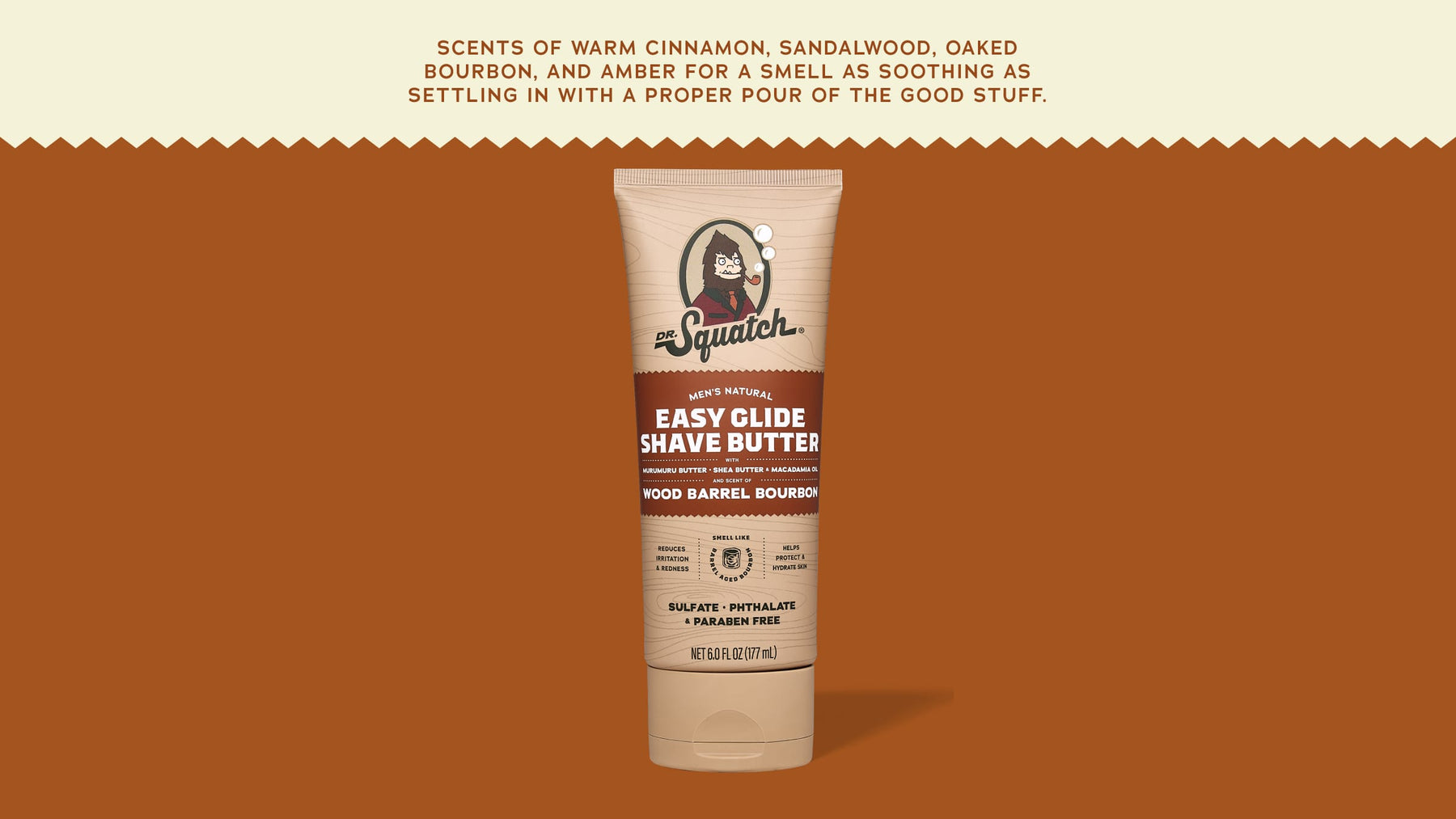 Easy Glide Shave Butter Wood Barrel Bourbon - Fresh Pair