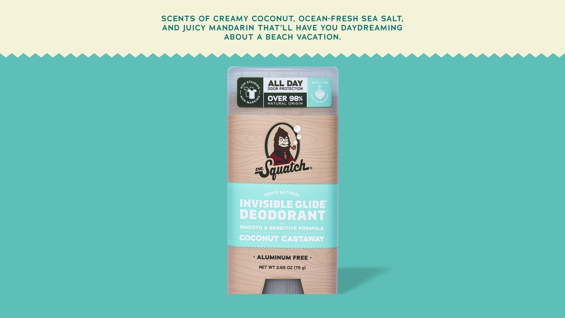 Coconut Castaway Invisible Glide Deodorant - Soft Layer