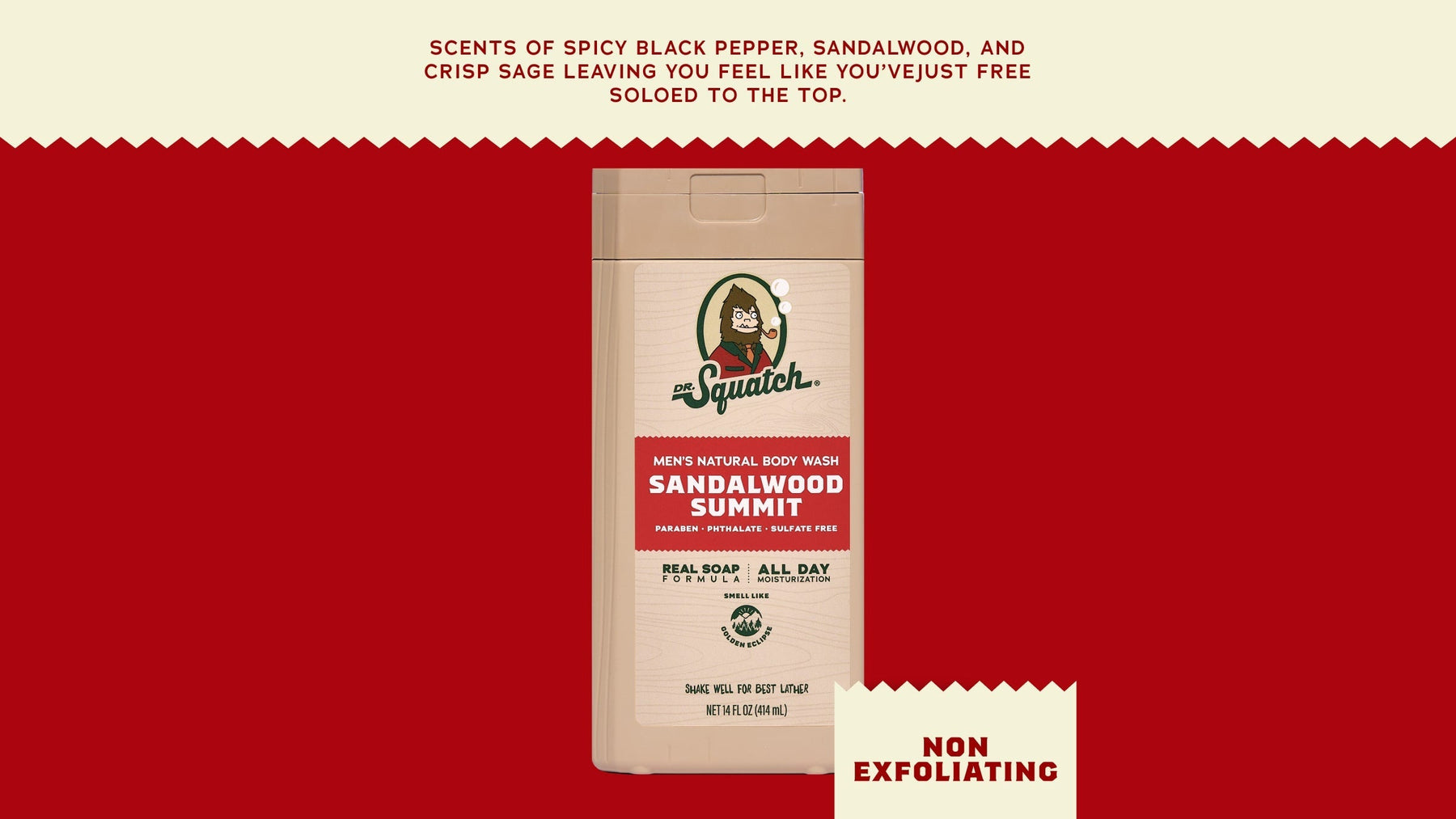 14 oz Sandalwood Summit Body Wash - Modern Blend