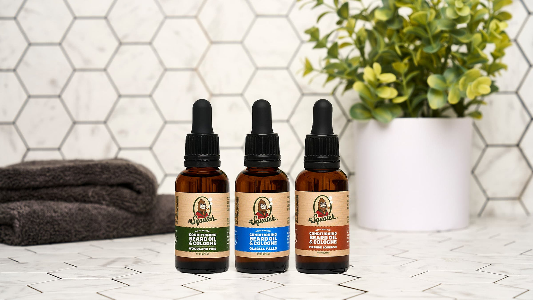 Conditioning Beard Oil & Cologne Fireside Bourbon - Bright Scent