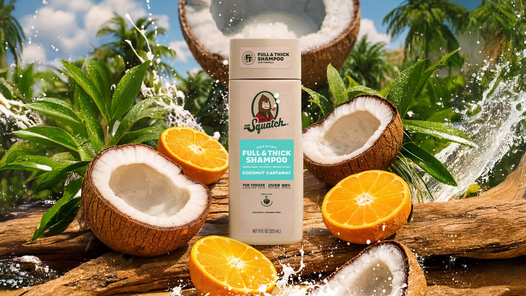 Coconut Castaway Full & Thick Shampoo - Cozy Glow