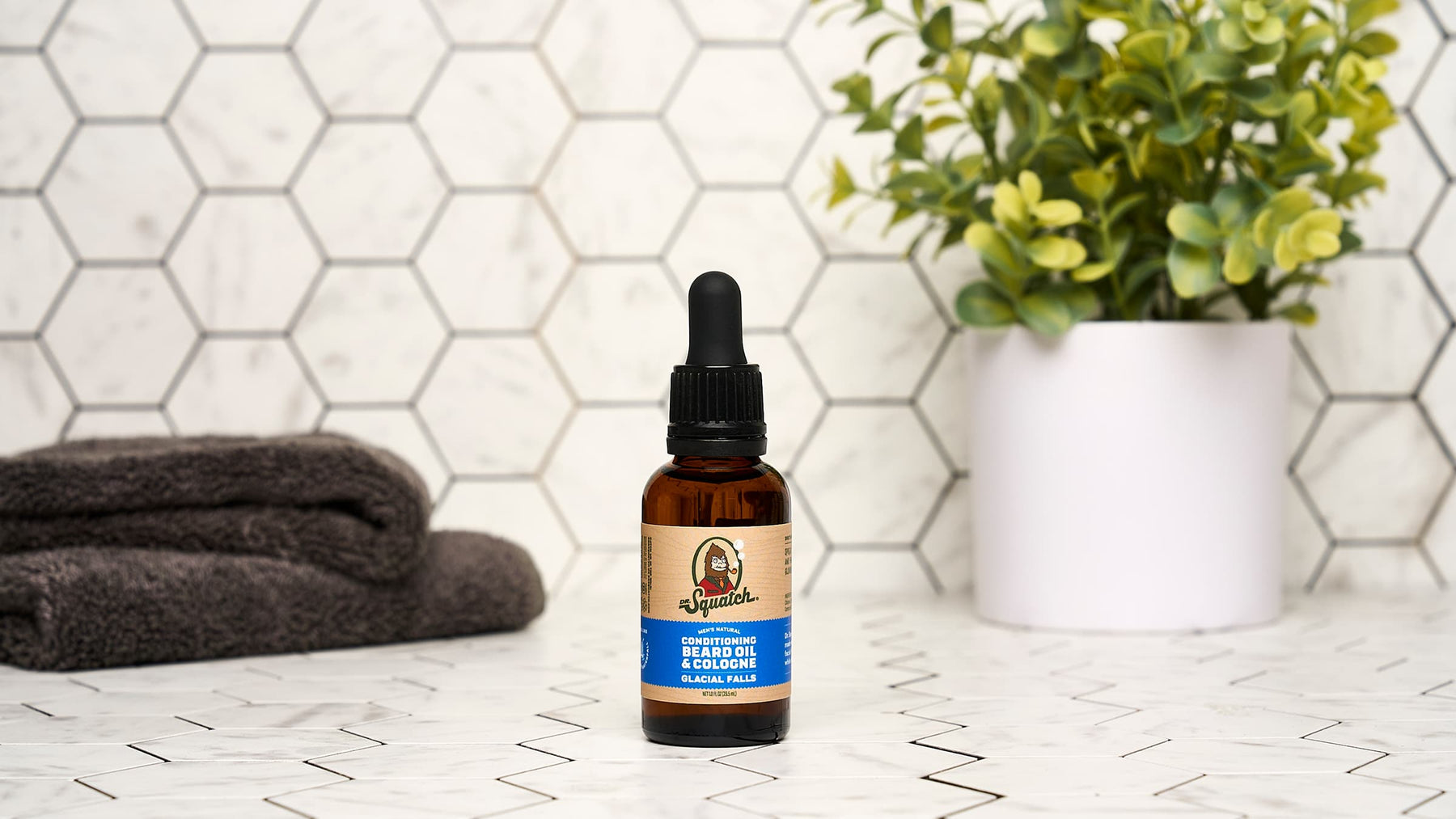 Conditioning Beard Oil & Cologne Glacial Falls - Daily Glow