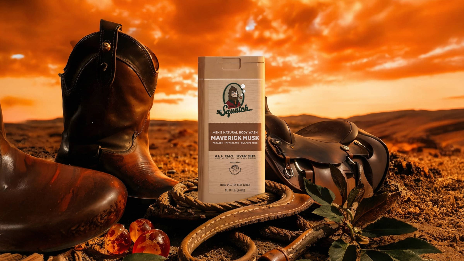 14 oz Maverick Musk Body Wash - Active Fresh