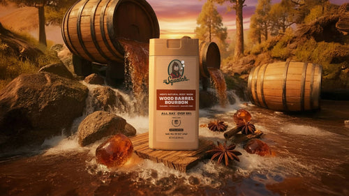 14 oz Wood Barrel Bourbon Body Wash - Cozy Glow