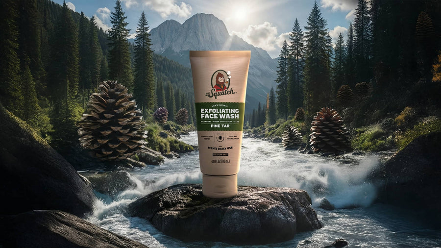 Pine Tar Exfoliating Face Wash - Classic Notes