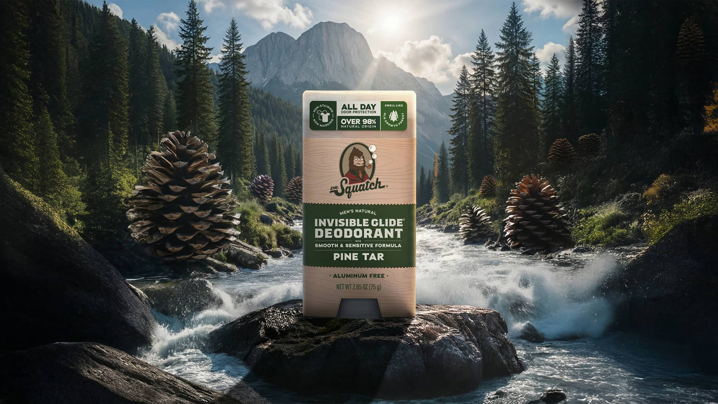 Pine Tar Invisible Glide Deodorant - Gentle Mist