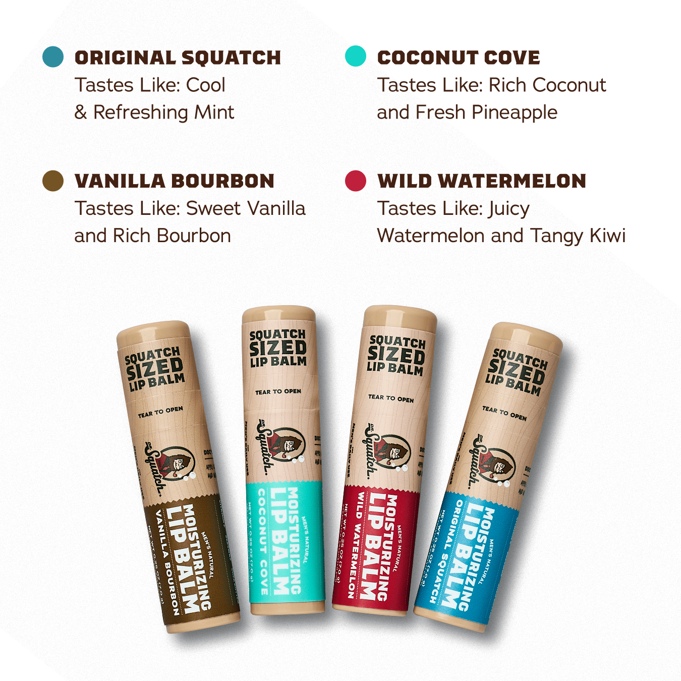 Lip Balm 4-Pack - Daily Set