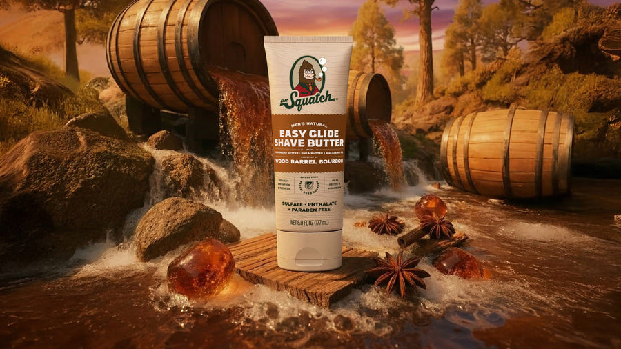 Easy Glide Shave Butter Wood Barrel Bourbon - Fresh Pair