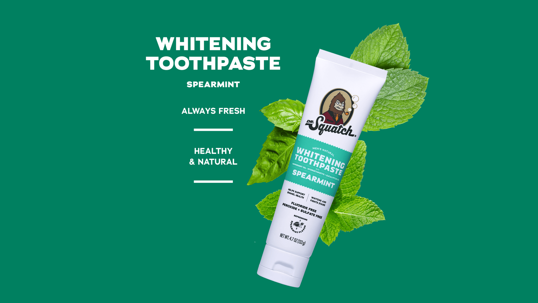 Spearmint Whitening Toothpaste - Premium Choice